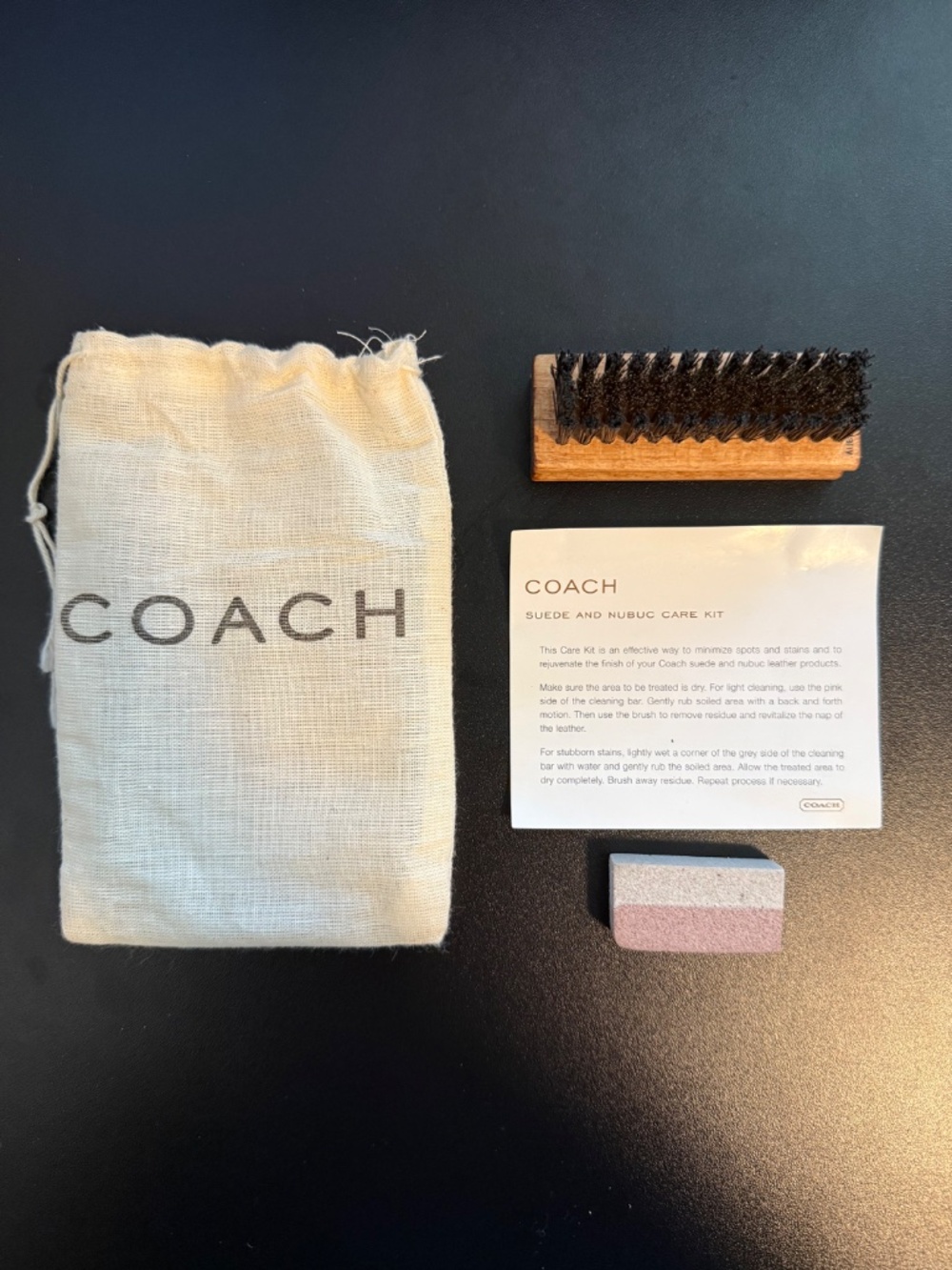 Coach suede and leather care kit - Picture 3 of 5